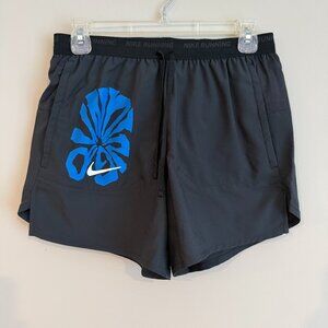 Nike FV9612-010 Mens Small Stride Running Energy Brief Lined Shorts Black 5" Ins